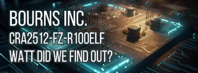 Learn about the performance analysis of Bourns Inc. Resistor (CRA2512-FZ-R100ELF, Metal Element) with a deep dive into Impedance, Inductance, and Resistance, perfect for engineers building or finetuning their circuits.