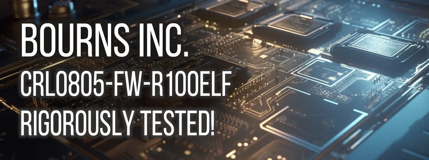 Discover the essential aspects and nuances of the Bourns Inc CRL0805-FW-R100ELF 100m Thick Film Surface Mount Resistor through an in-depth technical review. The analysis covers impedance, resistance, and inductance performance, as well as delving into the ±1% tolerance to help readers make informed decisions about its suitability in their electronic circuits.