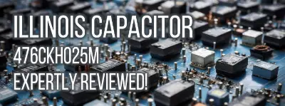 An insightful and well-researched technical review of the Illinois Capacitor 476CKH025M Aluminum Electrolytic Capacitor focusing on its performance, impedance, capacitance, series resistance, dissipation factor, quality factor, and comparative analysis.