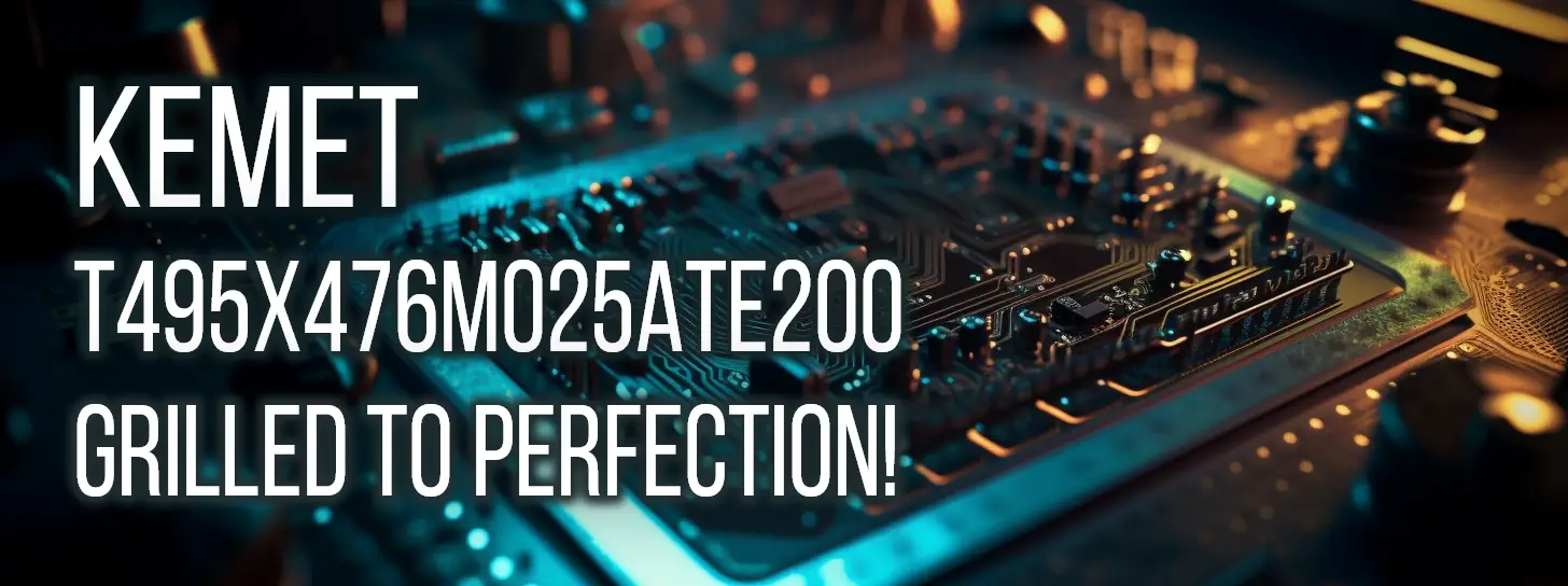 Explore the intricacies of the KEMET T495X476M025ATE200 Tantalum Molded Capacitor in our comprehensive technical review. We examine and analyze key performance aspects, including impedance, capacitance, series resistance, dissipation factor, and quality factor. Dive into our comparative analysis to see how this capacitor stacks up against its competition.