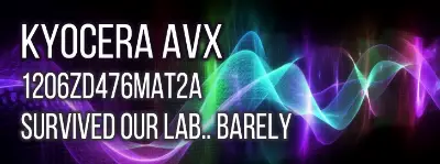 An in-depth technical review of the KYOCERA AVX 1206ZD476MAT2A X5R ceramic capacitor, covering impedance, capacitance, series resistance, and more.