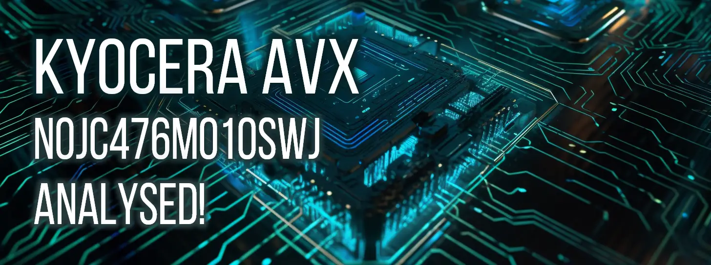 Delve into an in-depth technical review of the KYOCERA AVX NOJC476M010SWJ Capacitor, a versatile Niobium Oxide component perfect for a wide range of applications. Highlighting its impedance, capacitance, series resistance, dissipation and quality factors, this review presents a comprehensive comparative analysis that could make or break your design decisions.