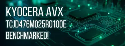 Explore the performance of KYOCERA AVX TCJD476M025R0100E Tantalum - Polymer: Molded Capacitor through an in-depth technical review. Analyze its specs, such as impedance, capacitance, series resistance, and more.