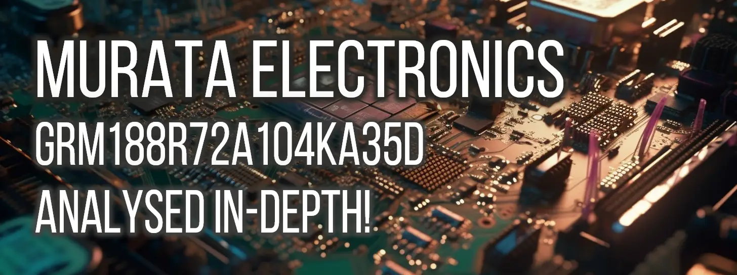 Curious about the Murata Electronics GRM188R72A104KA35D Ceramic X7R Capacitor? Find a comprehensive review by experienced electronics engineers, covering crucial aspects like impedance, capacitance, series resistance, dissipation factor, and quality factor. Examine comparative analysis and conclusion, all designed to help electronics engineers make informed decisions.