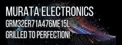 Examining the performance of Murata Electronics GRM32ER71A476ME15L Ceramic: X7R Capacitor including impedance, capacitance, series resistance, and more.