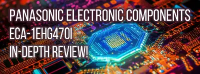 Discover the performance and potential applications of the 47μF Panasonic Aluminum Electrolytic Capacitor ECA-1EHG470I in our comprehensive technical review.