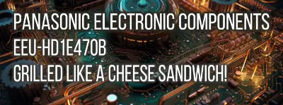 A comprehensive technical review analyzing the performance of Panasonic's Aluminum Electrolytic Capacitor EEU-HD1E470B, ideal for electronics engineers considering its use.