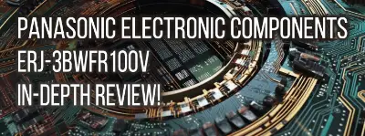 A detailed review of Panasonic's ERJ-3BWFR100V thick film resistor, including its impedance, resistance, and inductance properties, as well as a comparative analysis.