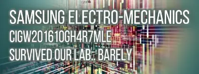 Explore the performance of Samsung Electro-Mechanics' 4.7μH Drum Core Wirewound Inductor (CIGW201610GH4R7MLE) in this detailed technical review.