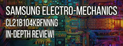 In-depth technical performance review of Samsung Electro-Mechanics CL21B104KBFNNNG Ceramic Capacitor X7R: a comprehensive analysis highlighting impedance, capacitance, series resistance, dissipation factor, and quality factor characteristics for the 0805(sm) component.