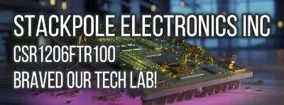 Discover the performance of the Stackpole Electronics CSR1206FTR100 thick film resistor in detailed technical review.