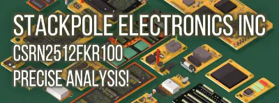 Dive deep into the performance analysis of Stackpole Electronics 100mΩ Thick Film Resistor, part number CSRN2512FKR100, with focused insights on impedance and resistance.