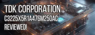 Discover an in-depth technical review of TDK Corporation's C3225X5R1A476M250AC ceramic X5R capacitor, focusing on performance metrics and comparative analysis.