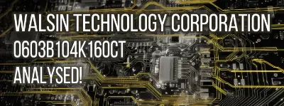 Impartial technical analysis of Walsin Technology's 0603B104K160CT X7R Ceramic Capacitor. Explore the key parameters and performance metrics of this crucial circuit component in detail.