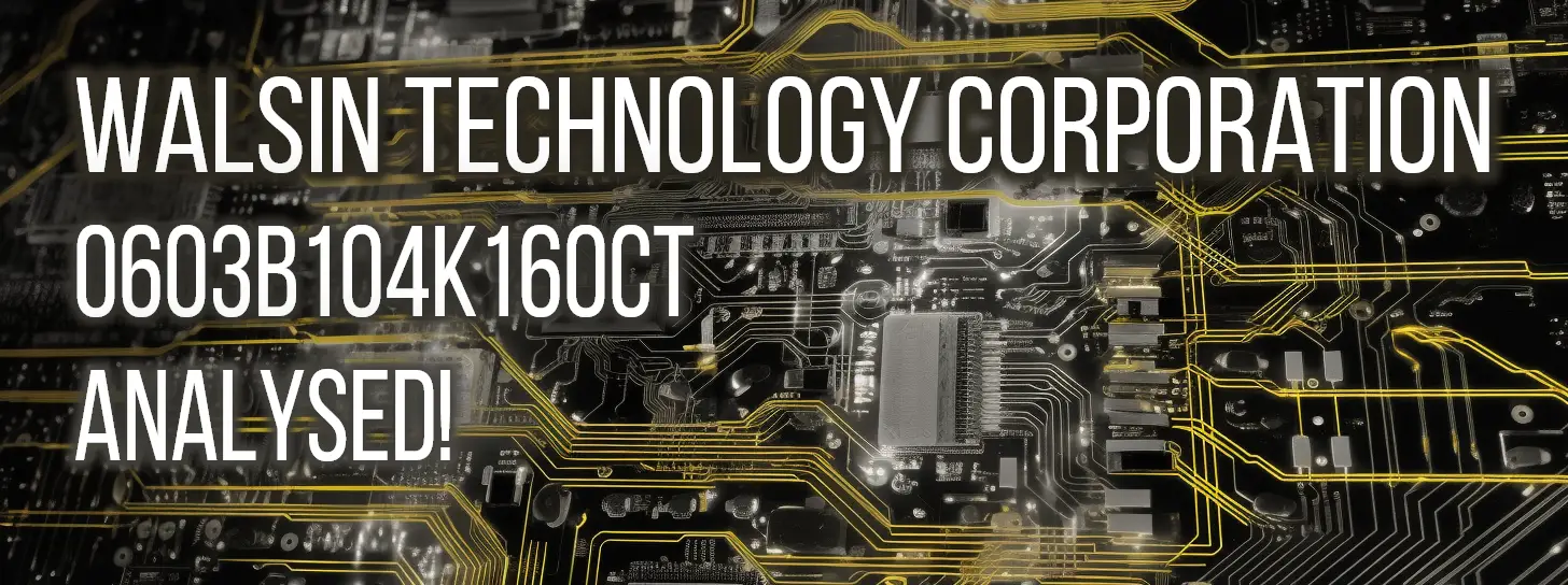 Dive into the fascinating world of Ceramic Capacitors with our in-depth review of Walsin Technology Corporation's 0603B104K160CT. This comprehensive analysis explores several parameters including impedance, capacitance, series resistance, dissipation factor, and quality factor, providing an impartial assessment to help you determine the suitability of this capacitor for your circuit needs. Discover the full extent of Walsin Technology's 100n, 16V X7R Ceramic Surface Mount Capacitor in the following analysis.