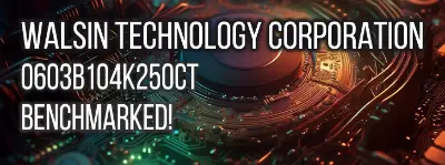 Explore the performance of Walsin's 100nF ceramic X7R capacitor (part number 0603B104K250CT) in this comprehensive, technical review covering various parameters.