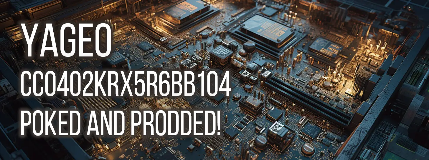 Explore the world of ceramic capacitors through this in-depth technical review of the Yageo CC0402KRX5R6BB104 100nF X5R capacitor. Learn about its impedance, capacitance, series resistance, and more as we put it through a detailed examination. With a wealth of data and expert analysis, we help you ascertain if this capacitor is ideal for your engineering requirements.