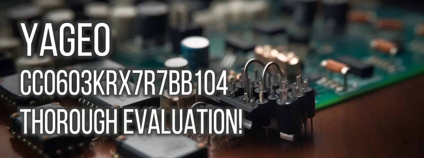 Explore the performance characteristics of the Yageo 100n Ceramic X7R Capacitor (CC0603KRX7R7BB104) in this in-depth technical review. Learn about its impedance, capacitance, series resistance, dissipation factor, and quality factor, and see how it stacks up against other capacitors in the market. Engineers and circuit designers won't want to miss this valuable insight in making an informed decision for their projects.